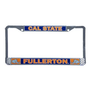 Cal State Fullerton Pachyderm Chrome License Plate Frame